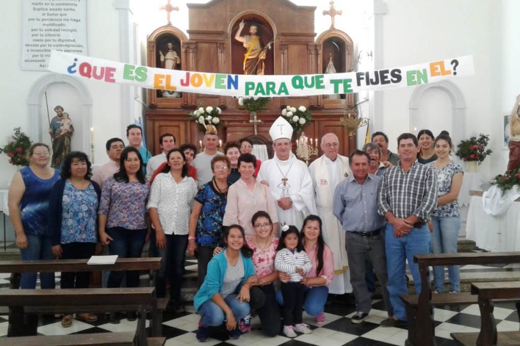 El Obispo de Goya celebró el Día de San Juan Bautista en Maruchas