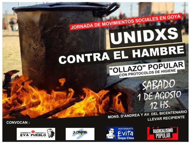 Unidxs contra el hambre: la iniciativa para los barrios de Goya