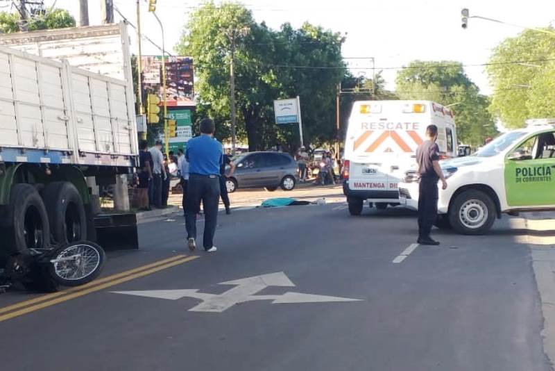 Primera muerte por accidente de tránsito en la nueva avenida Rolón