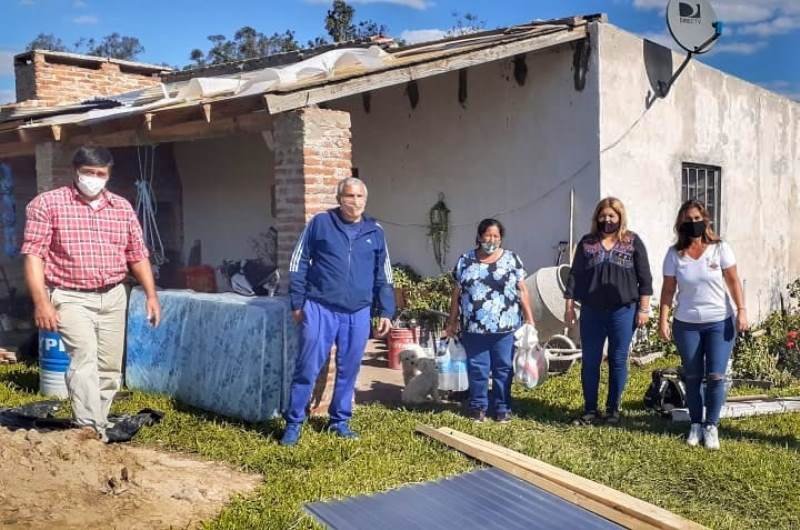 El Gobierno de la Nación envió ayuda a San Isidro para paliar los daños de la tormenta