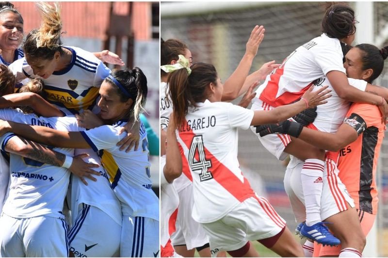 Boca y River definen el primer campeón de la era profesional del fútbol femenino hora, tv y formaciones
