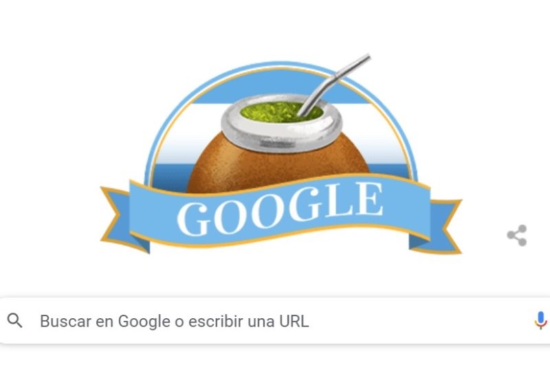 El doodle de Google recuerda del Día de la Independencia