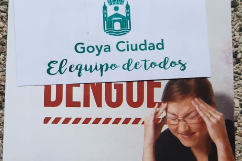Crece la preocupación  por los casos de dengue en Goya