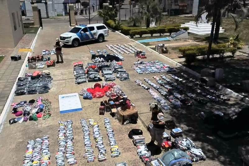 Prefectura decomisó un cargamento de mercadería ilegal en Corrientes