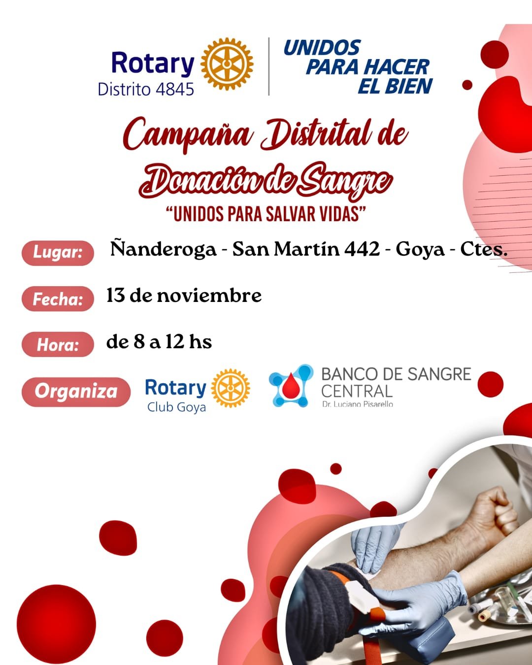 Jornada de Donación de Sangre y Registro de Médula Ósea en Goya